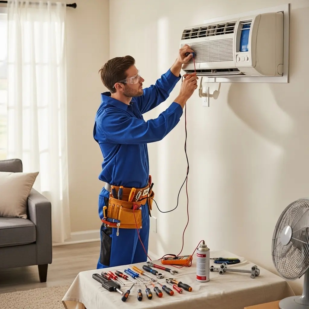 Soma Hotpoint Hotpoint klima gaz dolumu ve bakım – Enerji verimliliği artırıldı. - Teknik servis örneği